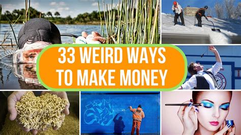 odd ways to make money